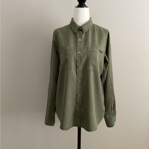 Calvin Klein Jeans Army Green Shirt, Size S